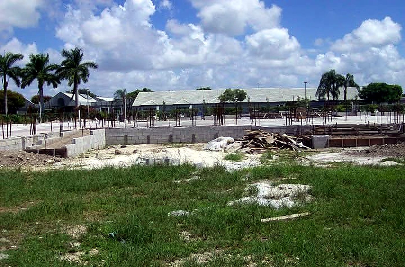Early-stage site work and masonry on ground-up church construction by Brunt & Company