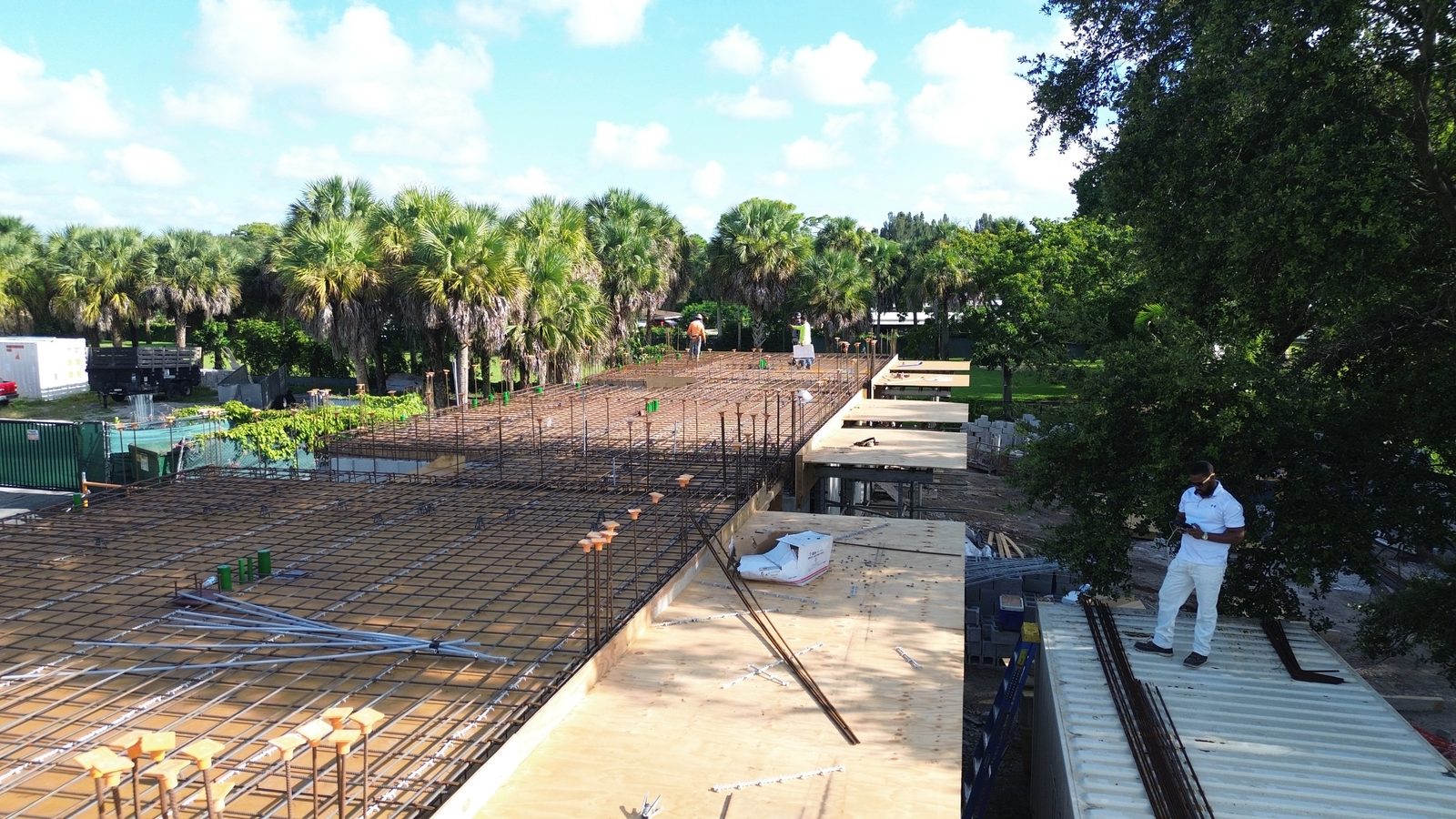 Arkham Apartments structural deck, July 2025 — Brunt & Company